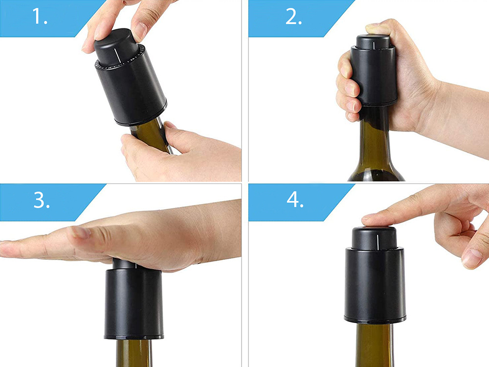2 Pack Vacuum Wine Bottle Stopper (3)