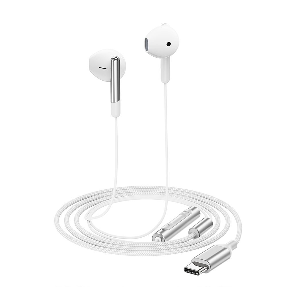 Acefast L3 Wired USB-C Headphones with Microphone - White (2)