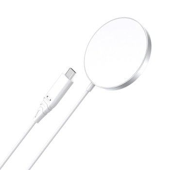 Choetech Magnetic Wireless Charger 15W White