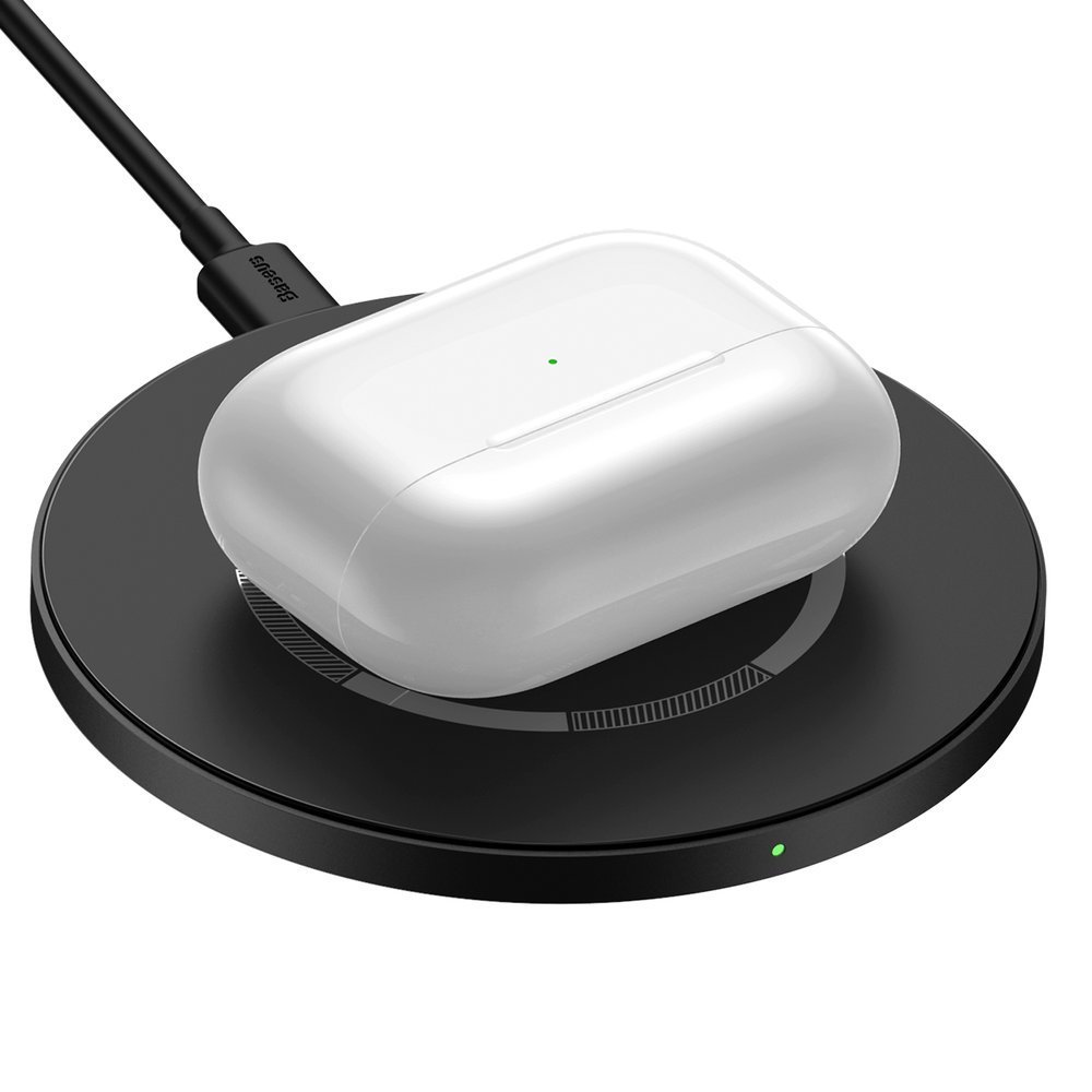 Baseus Magnetic Wireless Qi Charger 15W (MagSafe Compatible for iPhone), Black (1)
