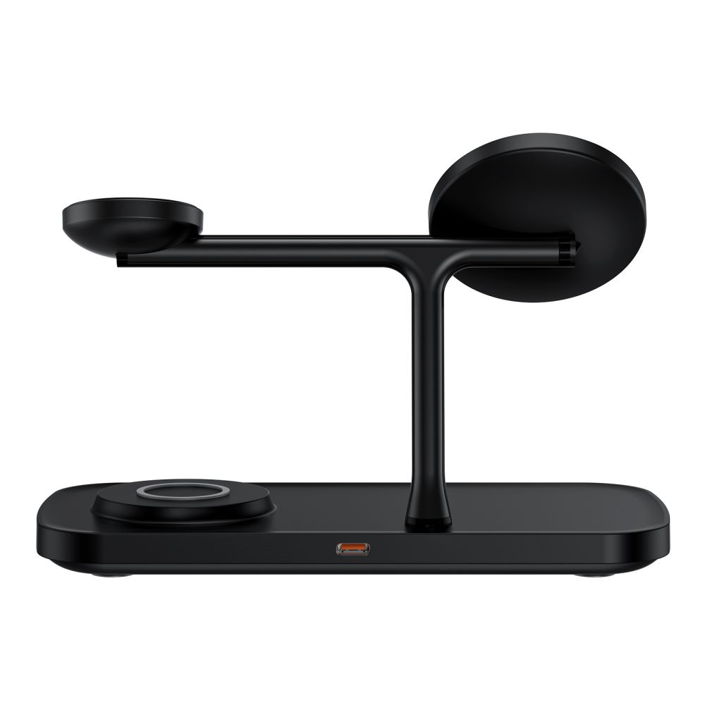 Tech-Protect QI15W-A45 3in1 Wireless Charger with MagSafe Apple Devices - Black (3)