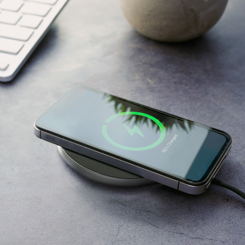 Wozinsky 15W Wireless Qi2 Inductive Charger - Black (1)