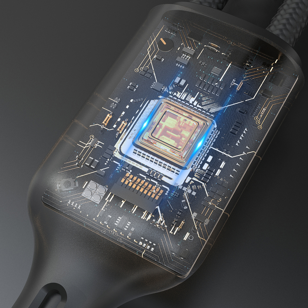 Dudao A12MaxC PD60W 2-in-1 Charger Apple Watch / USB-C - Black (2)