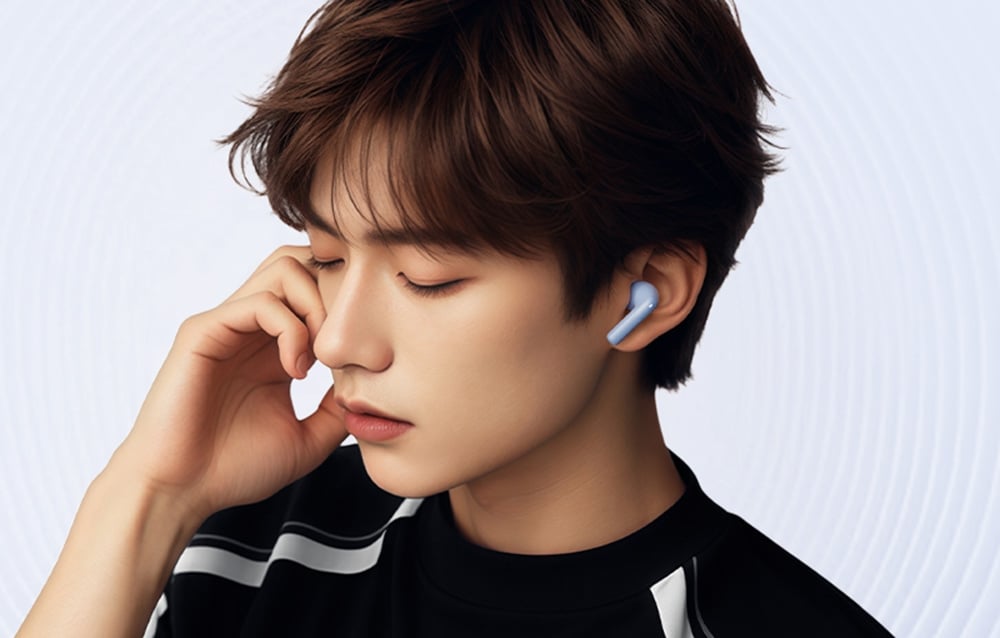 Wireless TWS Earbuds QCY AilyBuds E20 HT13 ANC Blue (3)