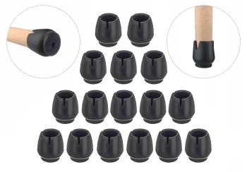 Floor Silicone Covers Furniture Table Chairs Felt Pads Protectors, 16 pcs.
