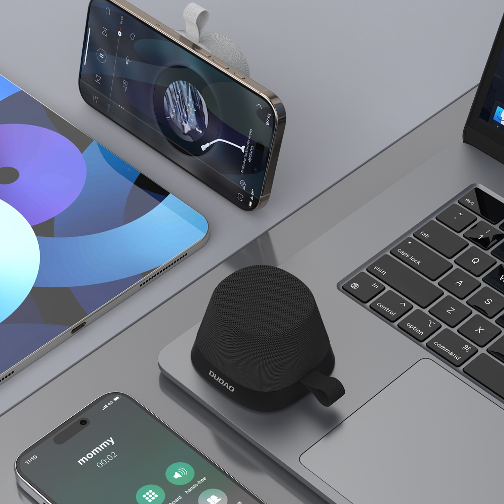 Dudao Y20 Wireless Speaker with Magnetic Mount Bluetooth 5.3 - Black (3)
