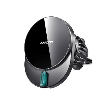 Joyroom JR-ZS409 magnetic holder with 15W inductive charger car air vent - black