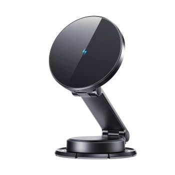 Joyroom JR-ZS408 magnetic holder with 15W inductive charger car cockpit - black