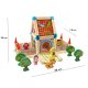 Wooden House Building Blocks Set 268 pcs Kruzzel 26452