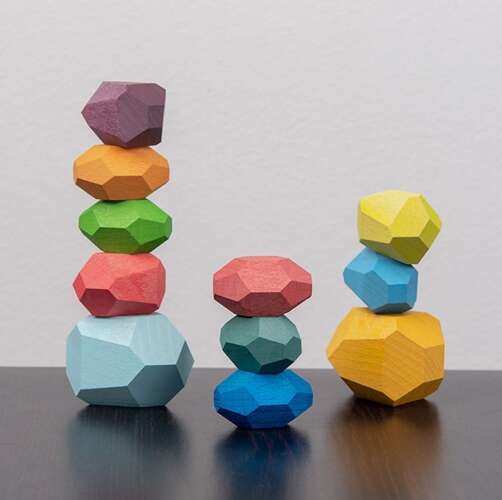 Stones/Wooden Blocks - 16 Pcs. 22475 (2)