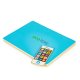 ECOTOYS Wooden Educational Laptop Magnetic Chalkboard with Letters & Numbers