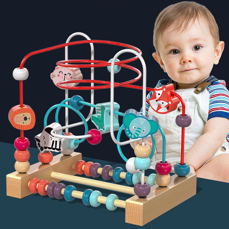 Wooden Bead Maze Educational Toy for Toddlers Jhtoy-420 (2)