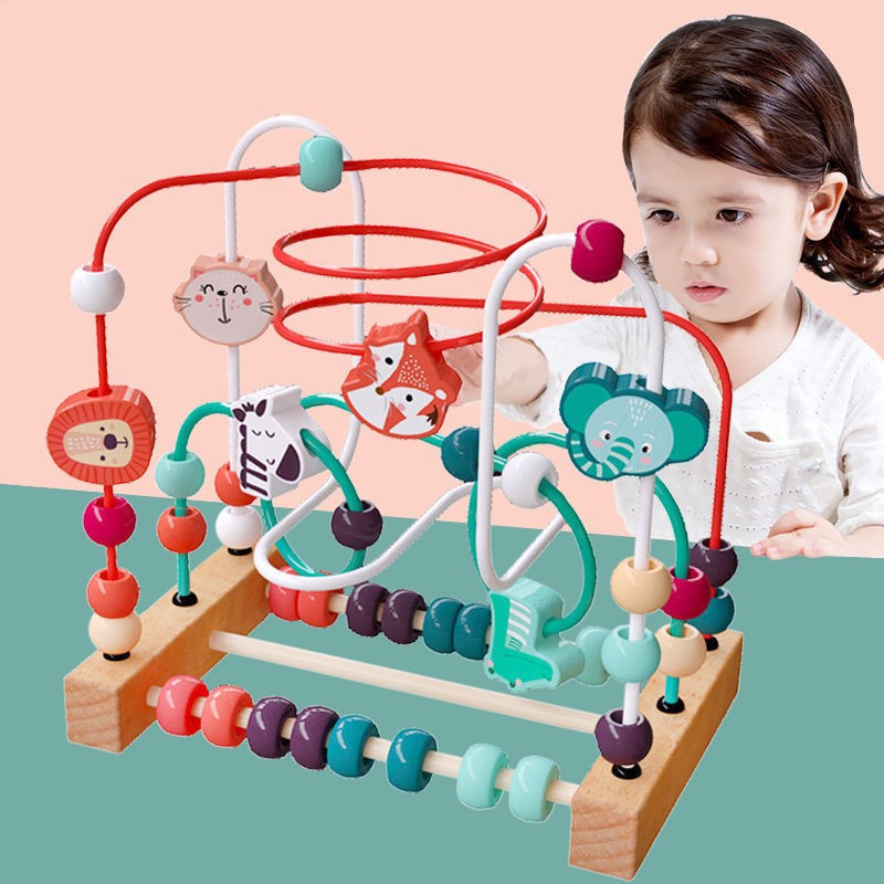 Wooden Bead Maze Educational Toy for Toddlers Jhtoy-420 (3)