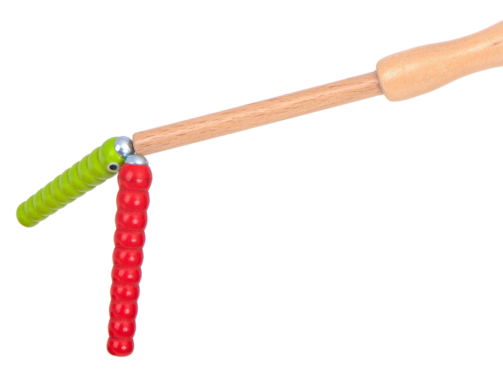 Educational Game Magnetic Fishing "Worms", in the shape of an apple (4)