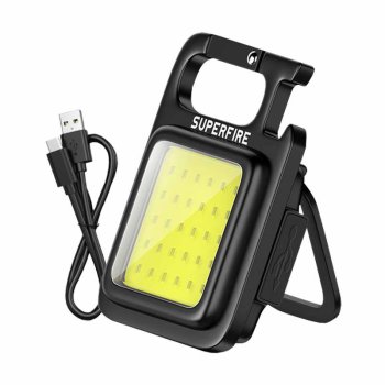 LED Workshop Flashlight Superfire MX16 600lm