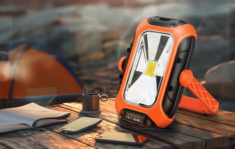 Solar Workshop Lamp Superfire GM05 500lm Powerbank (3)