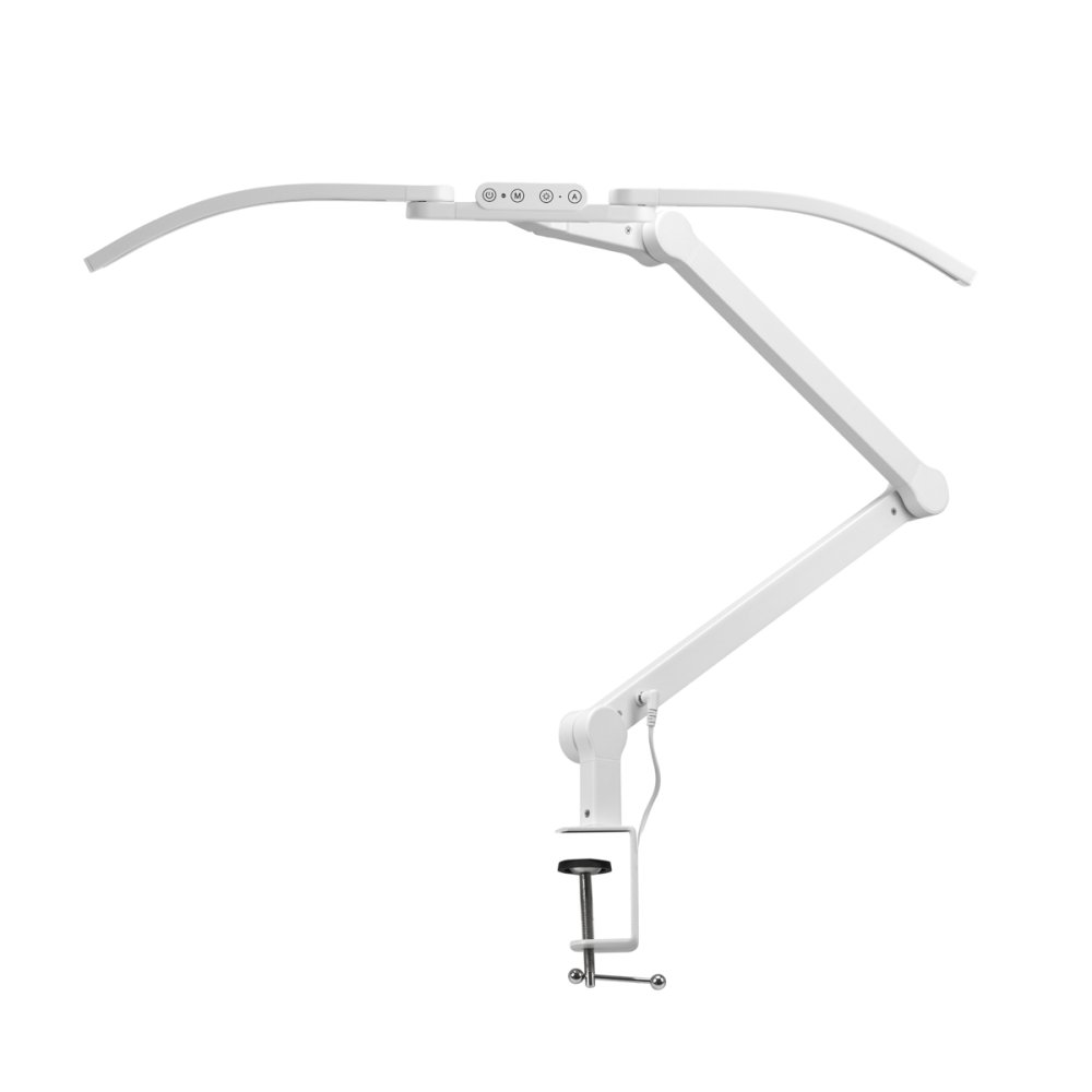 Glow L05 Professional Manicure Desk Lamp Arch Light for Nail Techs, White (1)