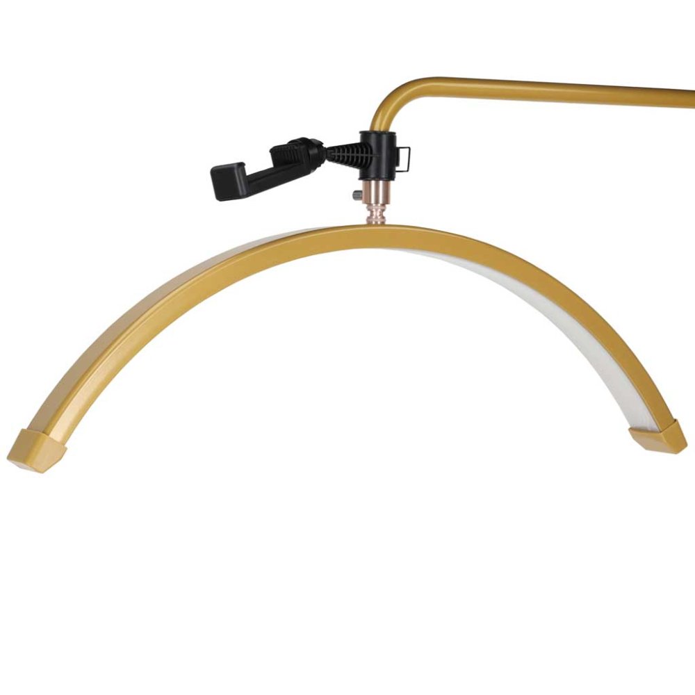 Shadowless LED Arc Lamp 36W for Eyelash Extensions Adjustable, Gold (3)