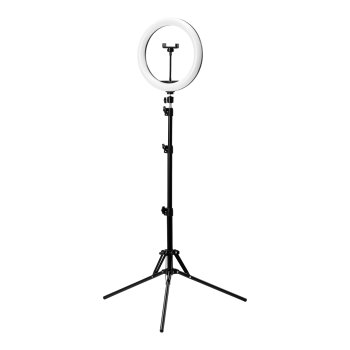 Glow Ring Lamp 13" Bsc With Tripod 10W
