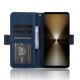 Sony Xperia 1 VI Wallet Design Multiple Card Slots Stand Leather Phone Case Cover, Blue