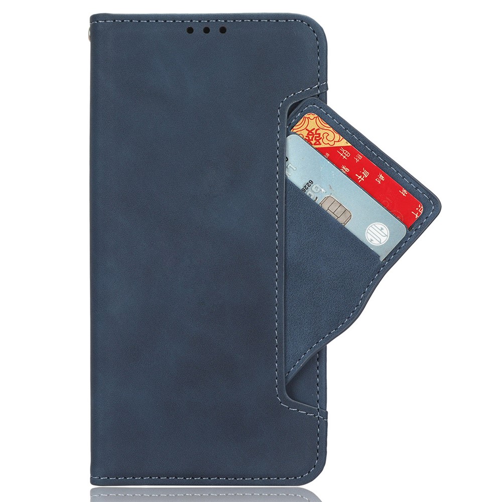 Sony Xperia 1 VI Wallet Design Multiple Card Slots Stand Leather Phone Case Cover, Blue (2)