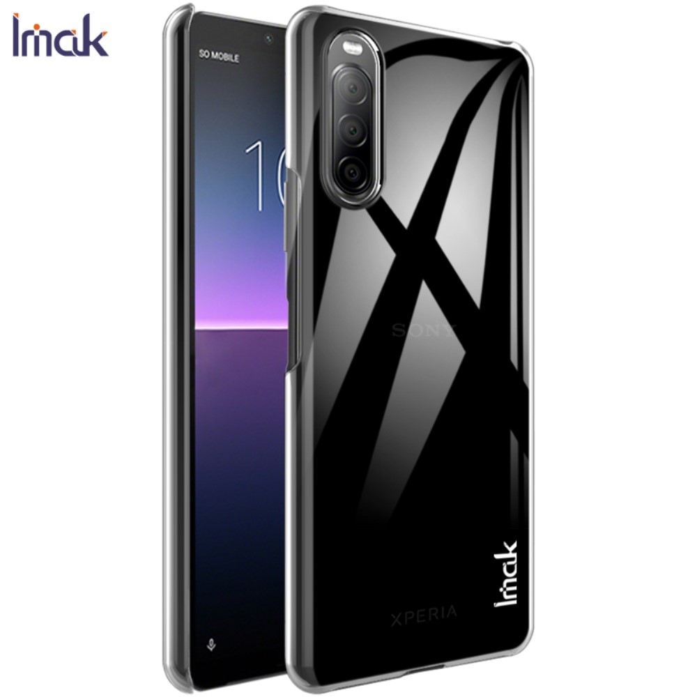 Sony Xperia 10 II IMAK Crystal Case II Pro+ Scratch-resistant PC Case + Explosion-proof Film (3)