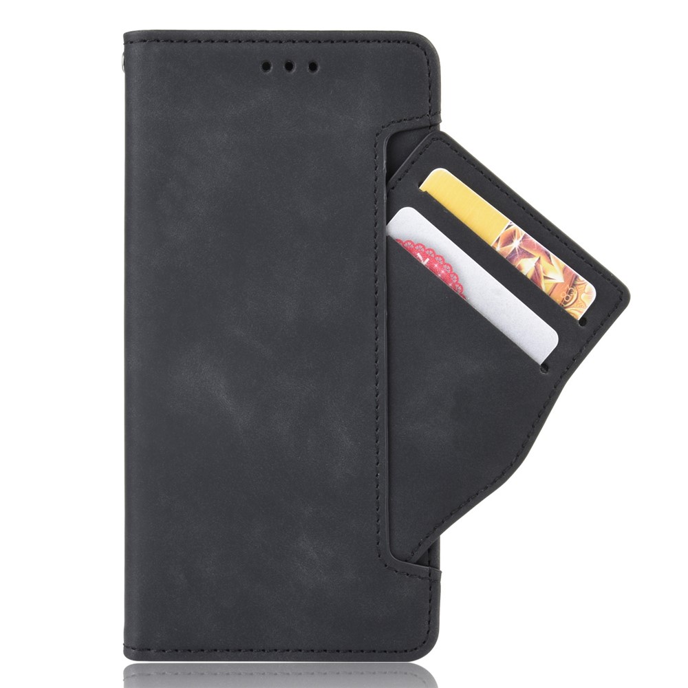 Sony Xperia 10 IV Wallet Design Multiple Card Slots Stand Leather Phone Case Cover, Black (3)