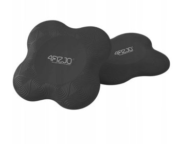 4FIZJO Set of 2 Yoga Knee Foam Pads Cushions Yoga Props, Black