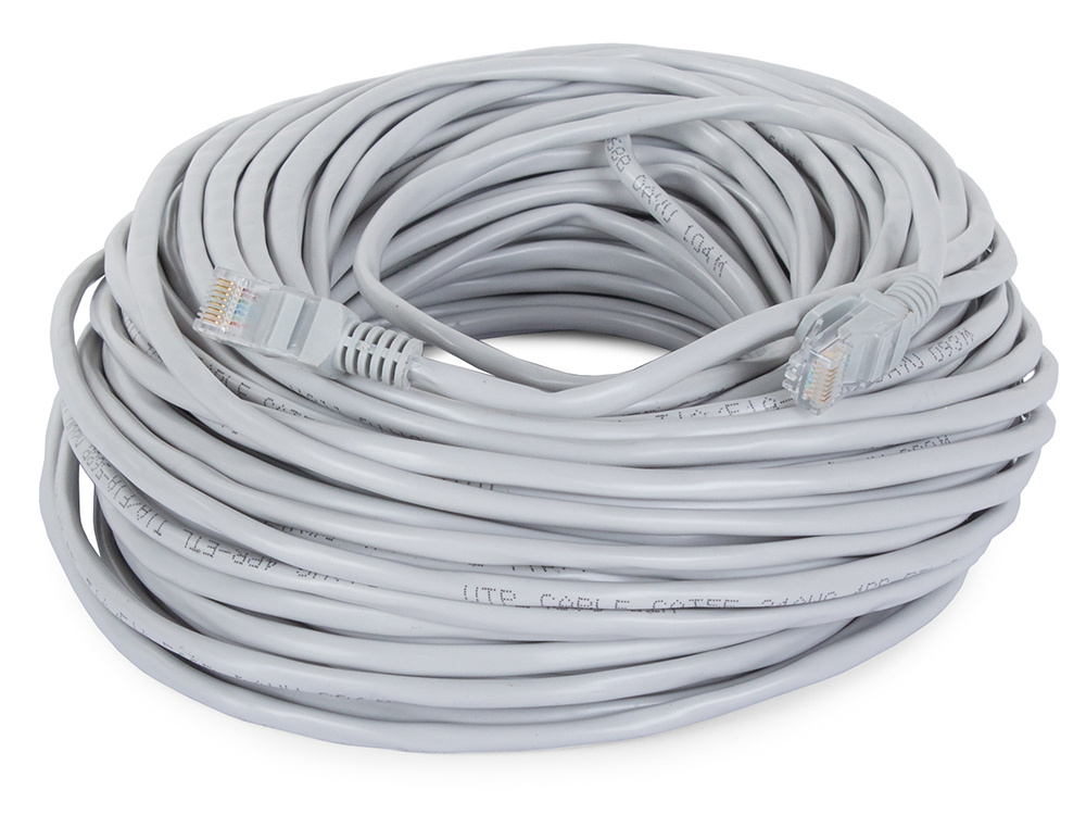 Ethernet tīkla kabelis Cat5e UTP RJ45 30 m pelēks (0)
