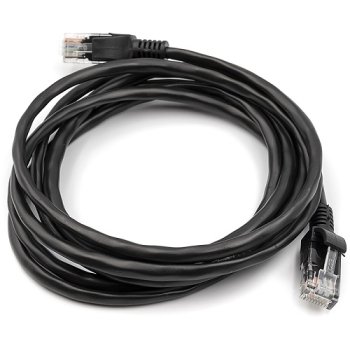 Cat5E UTP Tīkla Kabelis 2m Melns
