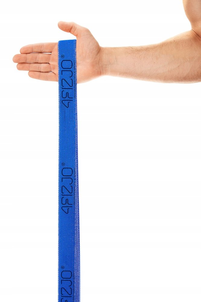 4Fizjo Flex Band Long Auduma Fitnesa Vingrošanas Pretestības Gumijas Lente Siksna Cilpa - Zila (Vidējā pretestība,... (0)