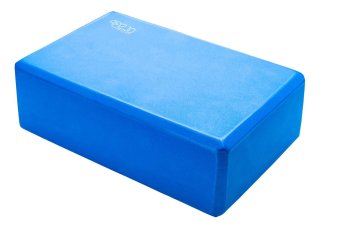4Fizjo Jogas Klucis Bloks Paliknis Stabilizācijas Kubs Vingrinājumiem 23x15x7.6cm, Zils| Fitness Cube Yoga Block