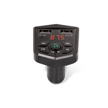Maxlife MXFT-02 Automašīnas Lādētājs un Bluetooth Atskaņotājs, FM Raidītājs, Melns | Car charger & Bluetooth...