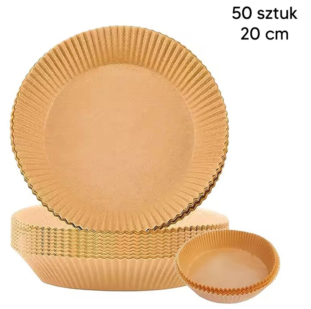 Papīrs Gaisa Fritēzei 20Cm 50 Gab | Air Fryer Paper 50Pcs (0)