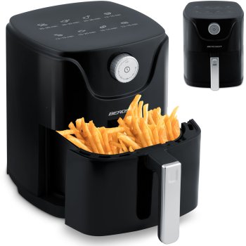 Karstā gaisa friteris Berdsen BD-654, 2,5 L, 1000 W, melns
