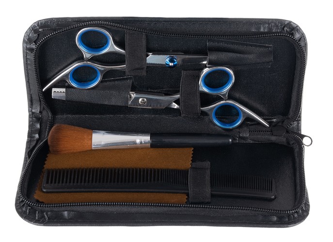 Šķēres matu griešanai / Frizieru instrumentu un piederumu komplekts | Hair Cutting Scissors Hairdresser Tools (4)