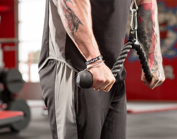 Bicepsa Tricepsa Trose Virve Fitnesa Aprīkojums, 200 kg | Nylon Triceps Rope for Upper Body Workout (6)