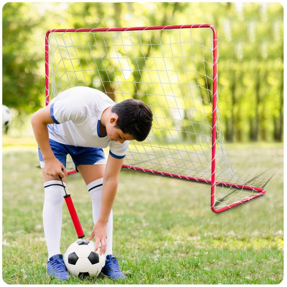 Neo-Sport Liela futbola vārti, 183 x 122 61 cm - izturīga un viegli uzstādāma (1)
