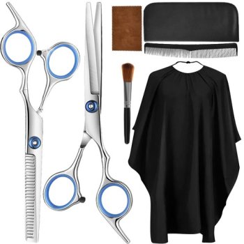 Šķēres matu griešanai / Frizieru instrumentu un piederumu komplekts | Hair Cutting Scissors Hairdresser Tools