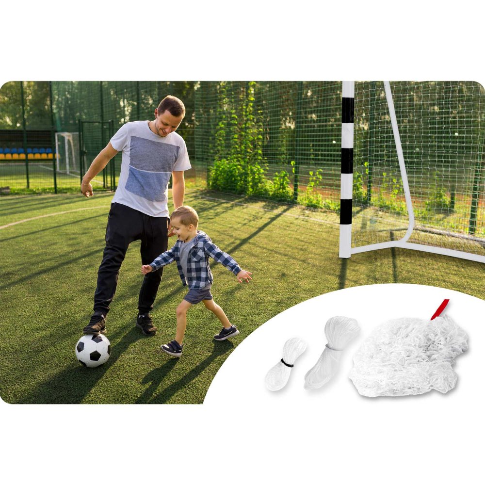 Futbola vārtu tīkls 180 x 120 60 cm Neo-Sport (2)