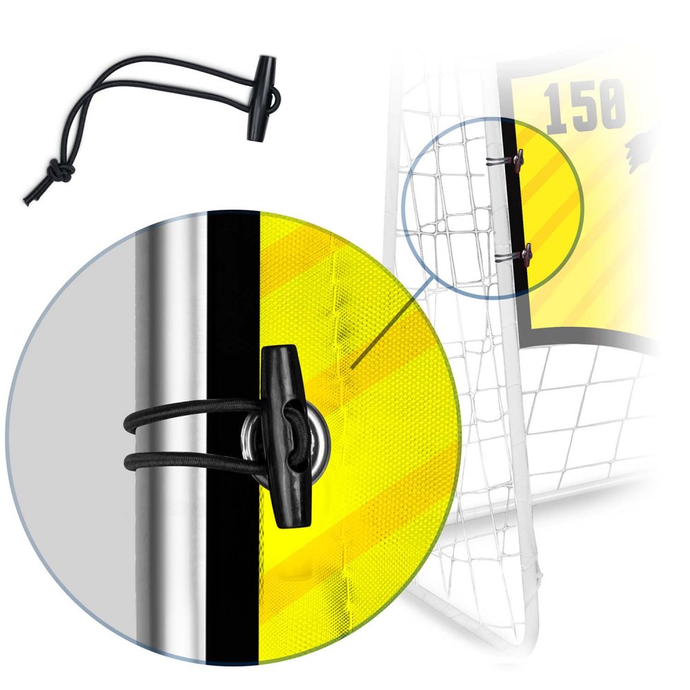 Neo-Sport Futbola Vārtu Mērķtīkls 180 x 120 cm - Precīzijas Siena (2)