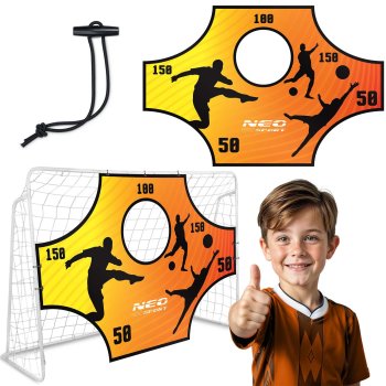 Neo-Sport Futbola Vārtu Mērķtīkls 180 x 120 cm - Precīzijas Siena