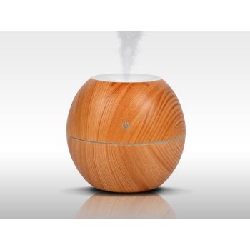 Elektriskais Ultraskaņas Gaisa Mitrinātājs / Difuzors / Aromaterapija LED, 130 ml | Ultrasonic Air Humidifier...