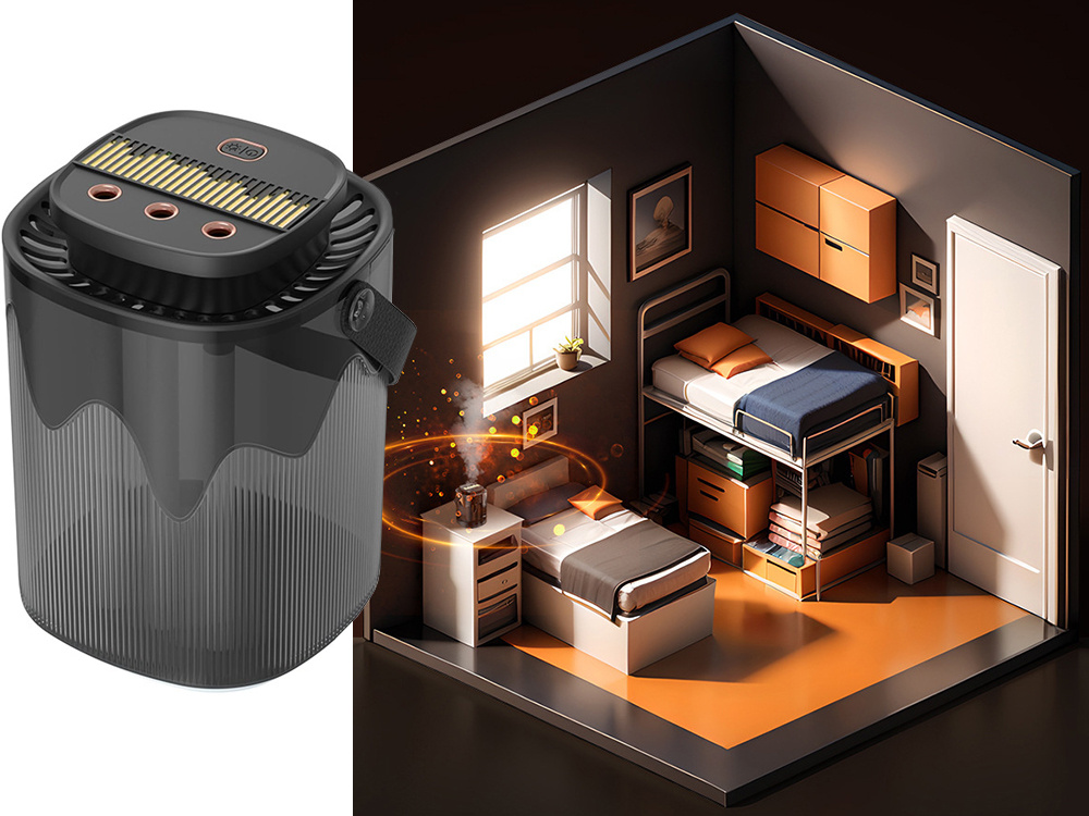 Gaisa Mitrinātājs ar Aromterapiju, 3000 ml, USB (8)