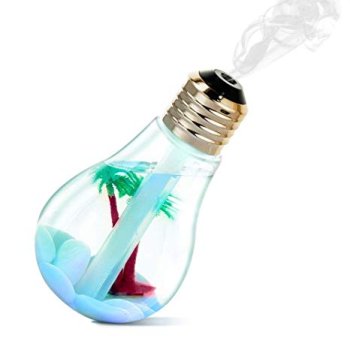 Ultraskaņas LED Gaisa Mitrinātājs Difuzors - Spuldze | Ultrasonic Air Humidifier Electric Diffuser