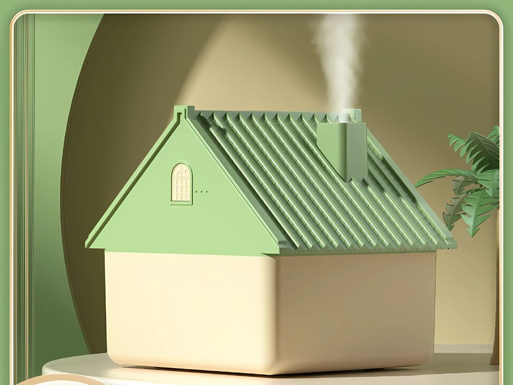 Gaisa Mitrinātājs Aromadifuzors Jonizators USB "Māja", 1L | Air Humidifier Diffuser Ionizer (1)