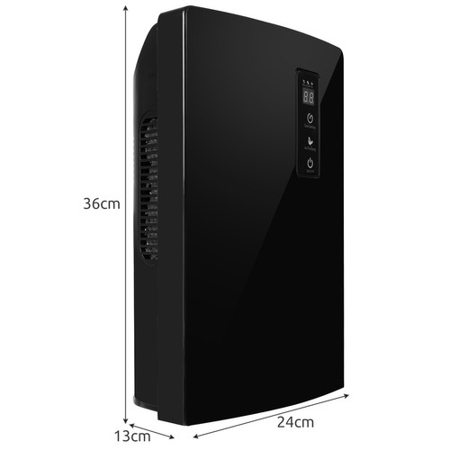 Gaisa Attīrītājs Sausinātājs Mitruma Absorbētājs Savācējs, Melns | Air Dehumidifier Purifier Moisture Absorber (7)
