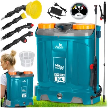 Plonos PL-604 akumulatora miglotājs ar sajaukšanas funkciju dārzam un lauksaimniecībai