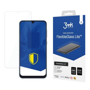 Samsung Galaxy A10 Lokāms Hibrīda Aizsargstikls Telefonam | 3mk Flexible Glass Lite Hybrid Screen Protector