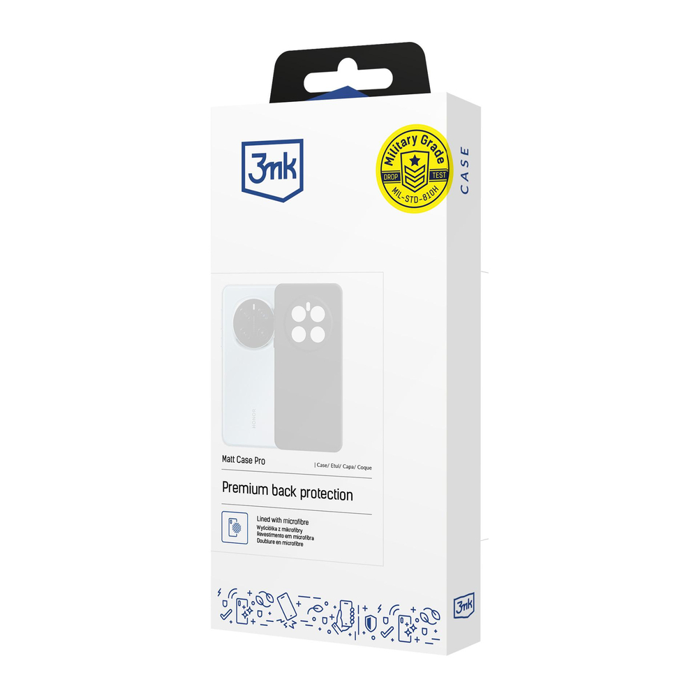 3mk Matt Case Pro priekš Samsung Galaxy S25 FE — matēti melns | Phone Case Cover (0)